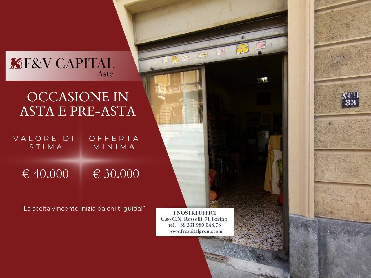 Locale commerciale in vendita a Torino