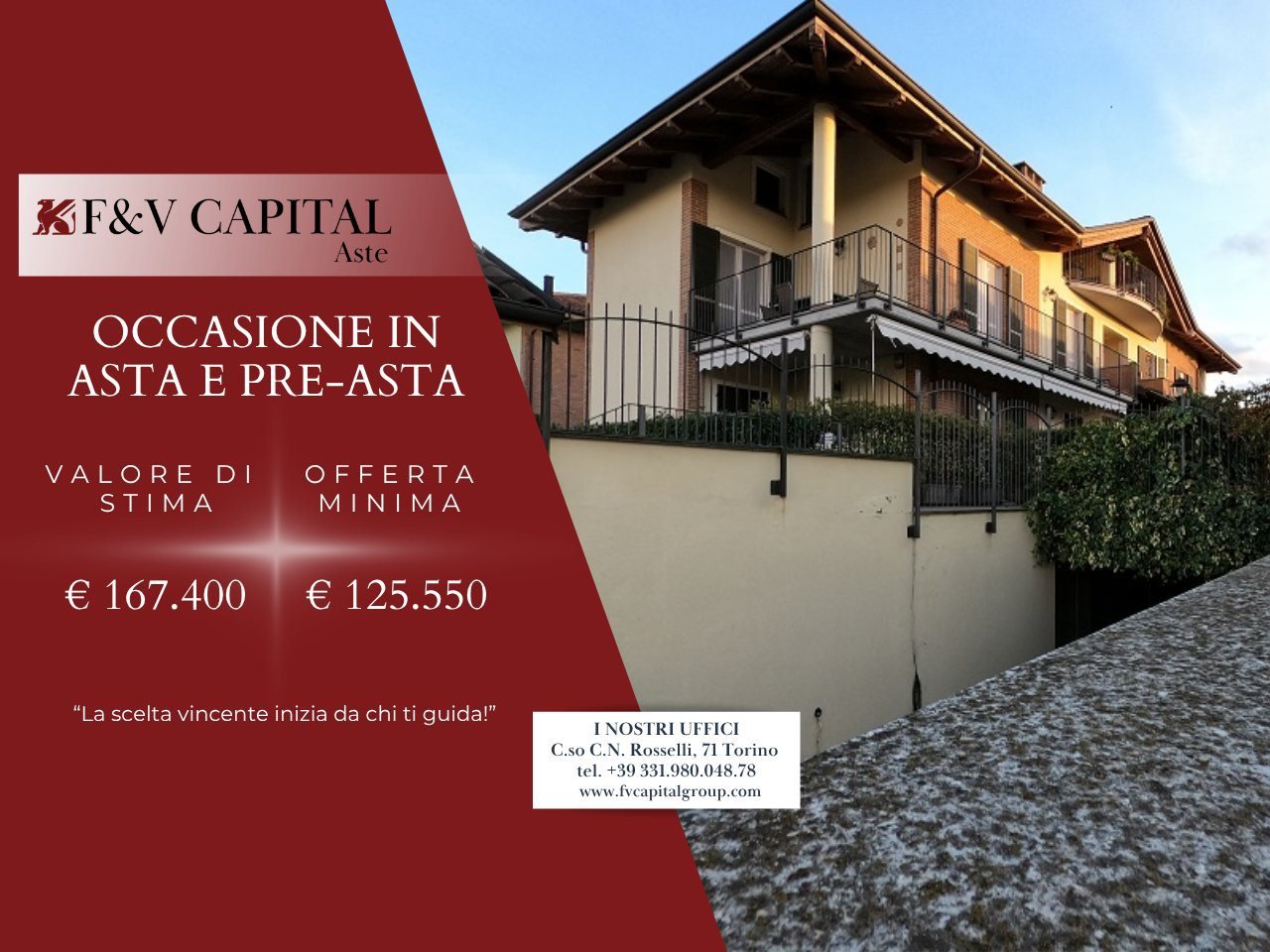 Quadrilocale in vendita a Riva Presso Chieri