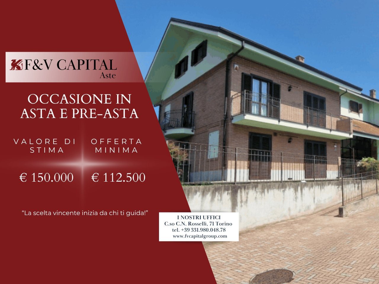 Quadrilocale in vendita a Bruino