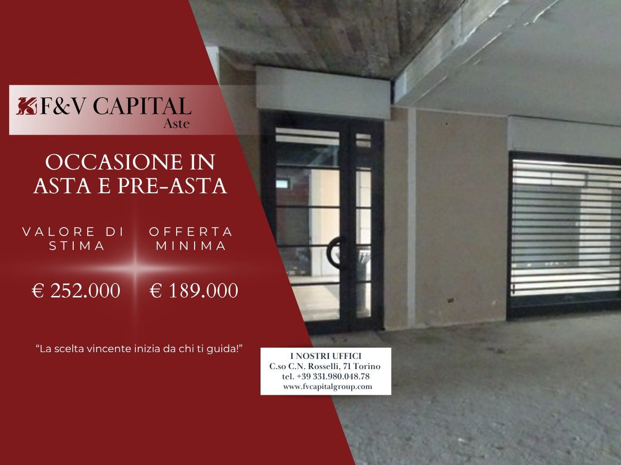 Locale commerciale in vendita a Rivoli