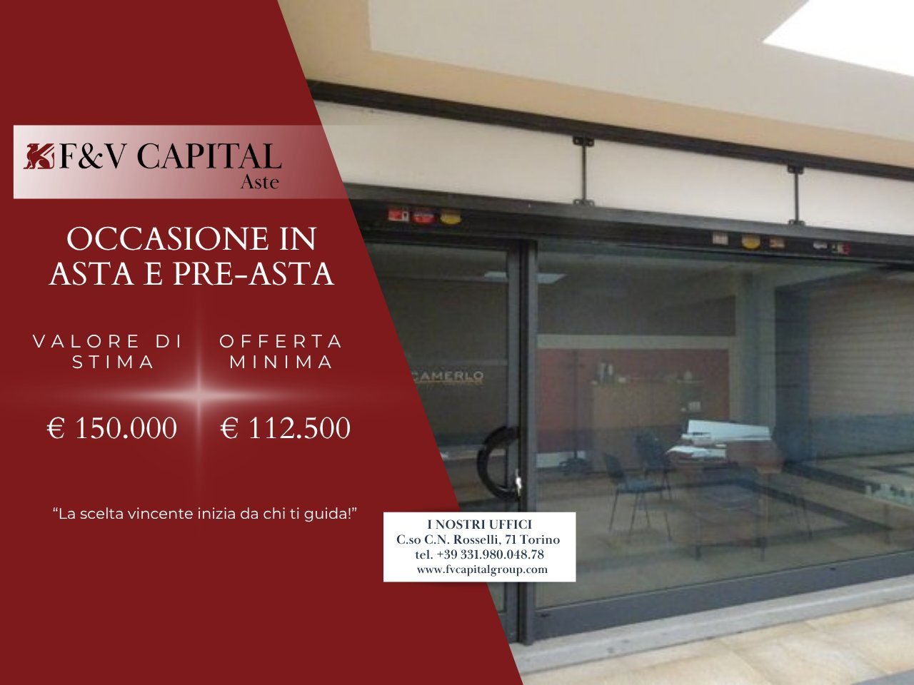 Locale commerciale in vendita a Rivoli