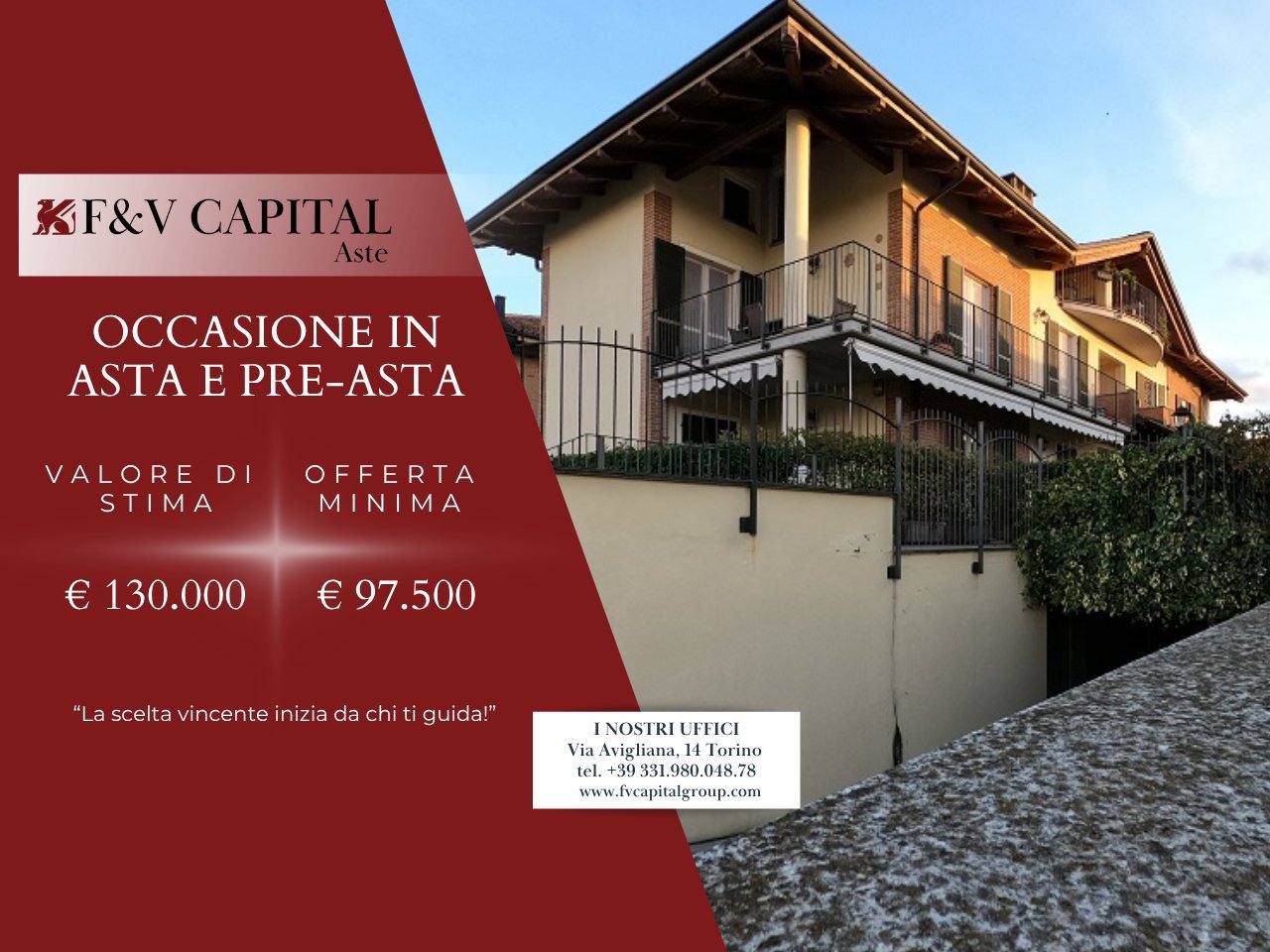 Quadrilocale in vendita a Riva Presso Chieri