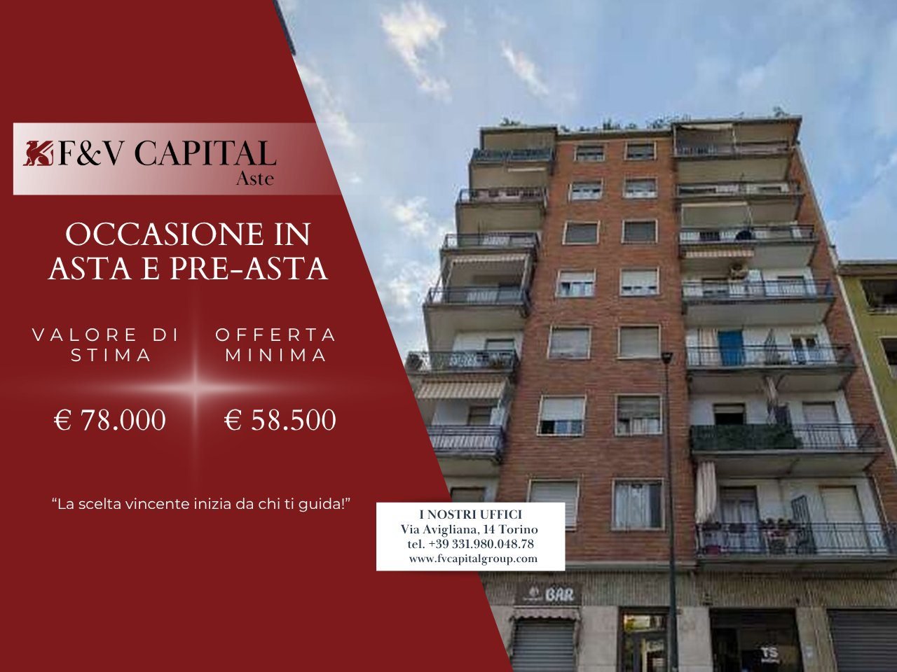 Bilocale in vendita a Torino