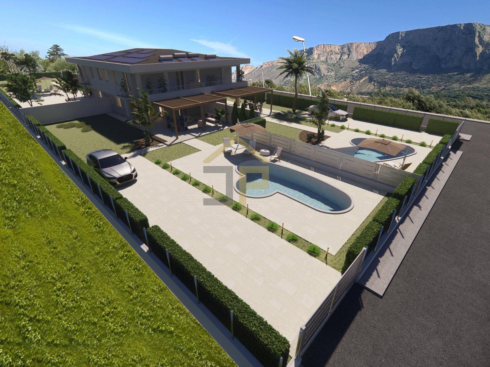 Porzione di Villa Quadrifamiliare in vendita a Terrasini