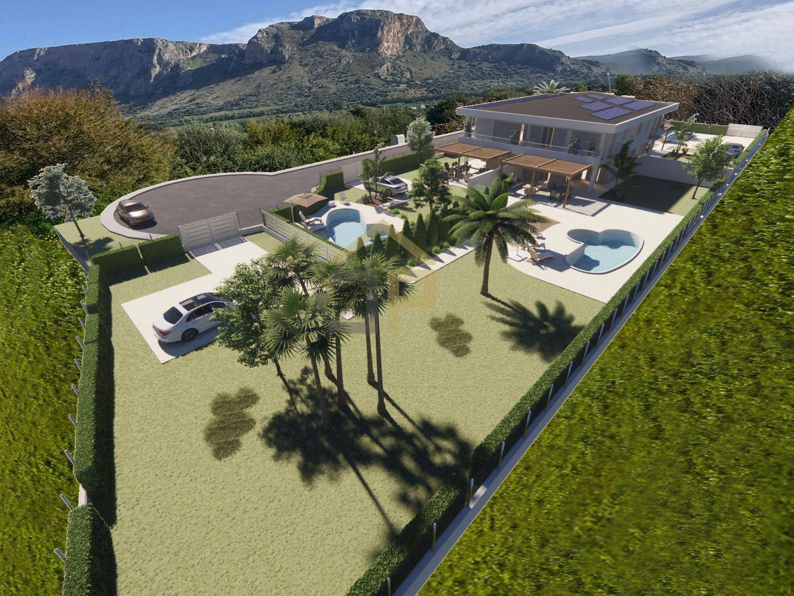 Porzione di Villa Quadrifamiliare in vendita a Terrasini