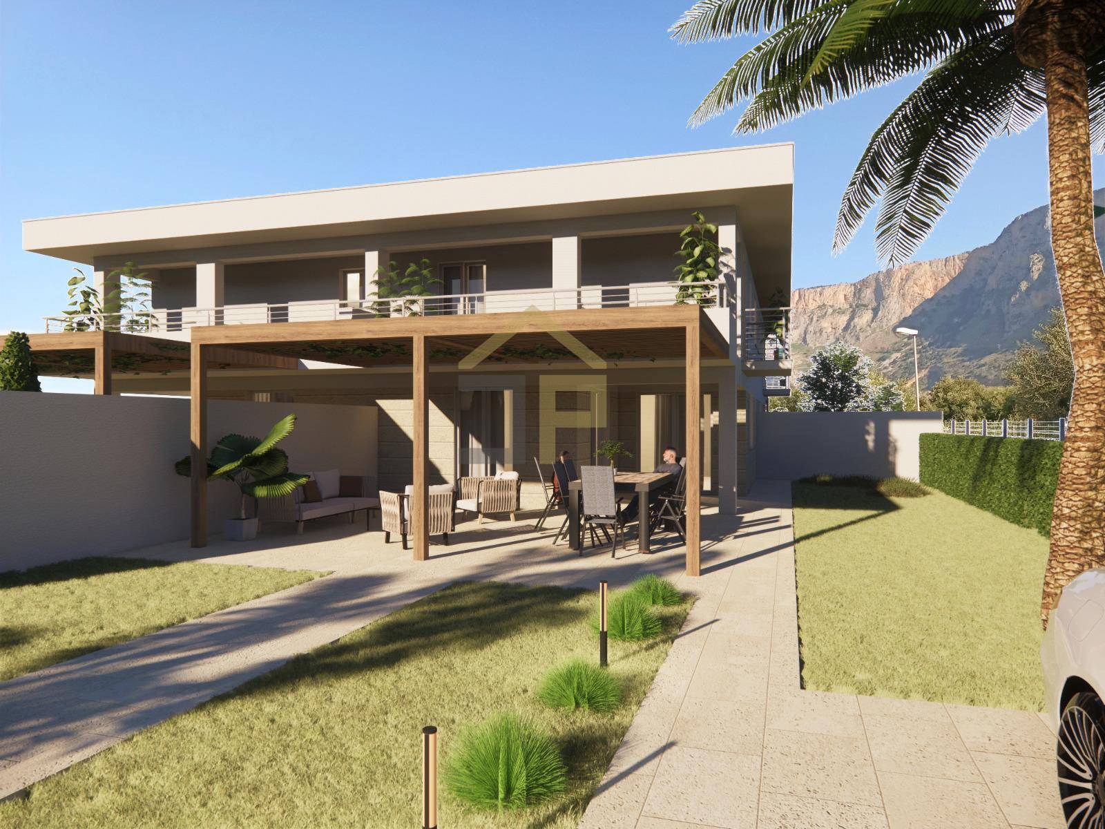 Porzione di Villa Quadrifamiliare in vendita a Terrasini