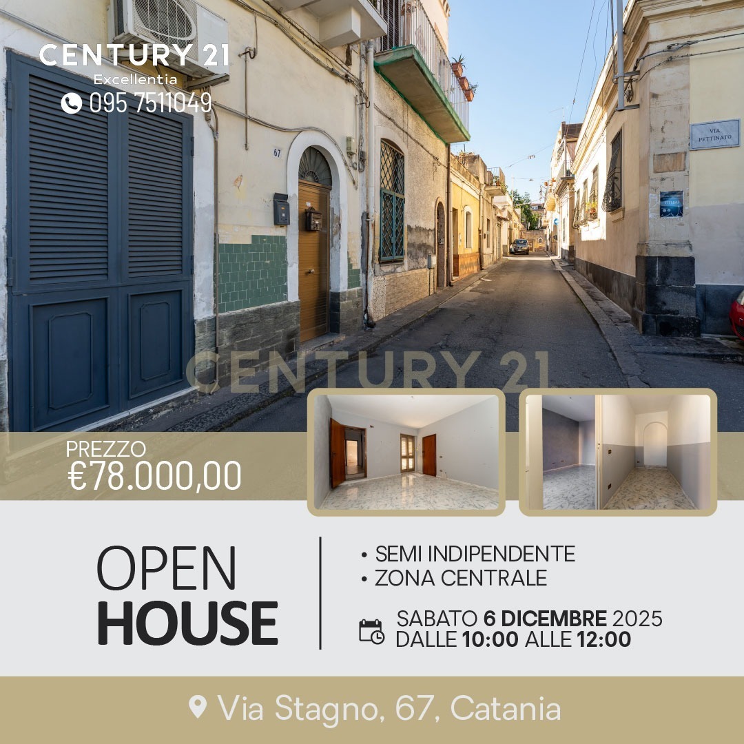 Casa indipendente con terrazzo in via stagno 67, Catania