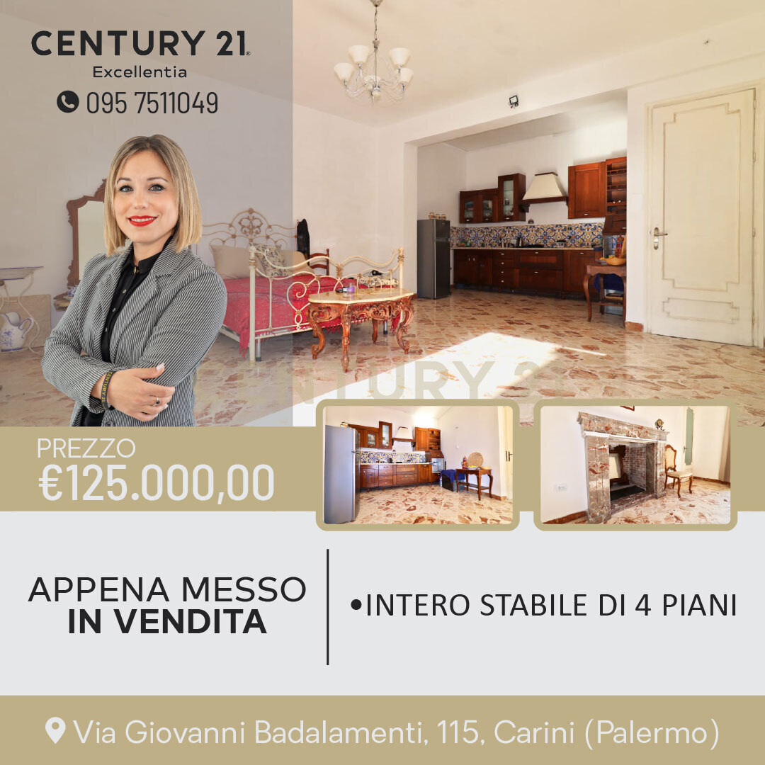 Casa indipendente con terrazzi in via giovanni badalamenti 115, Carini