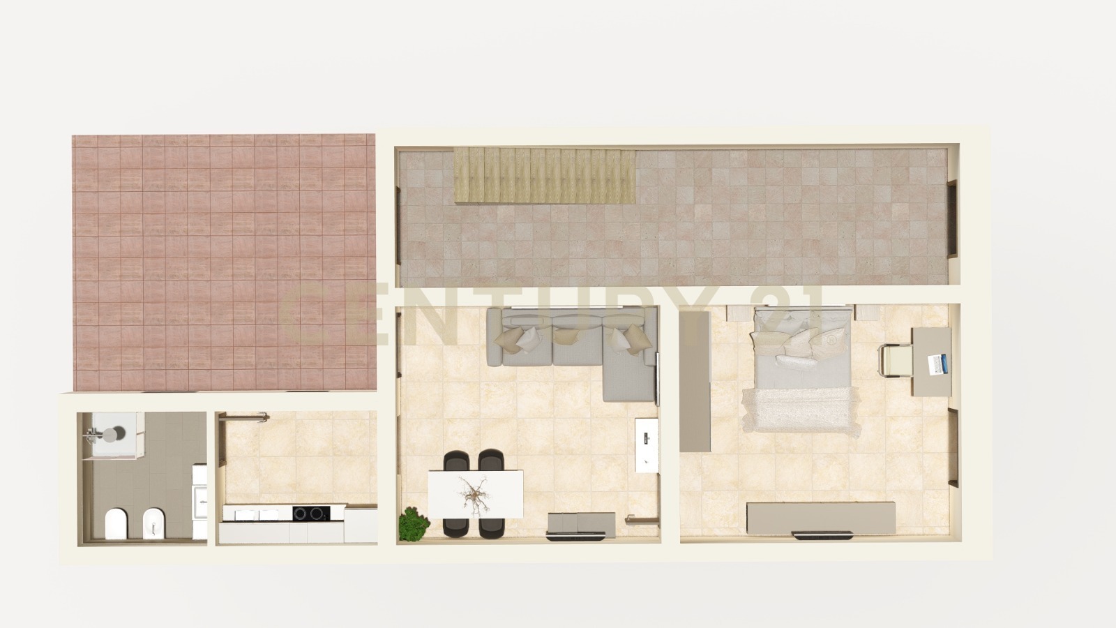 Bilocale con terrazzo in via antonio cagnoni 40, Catania