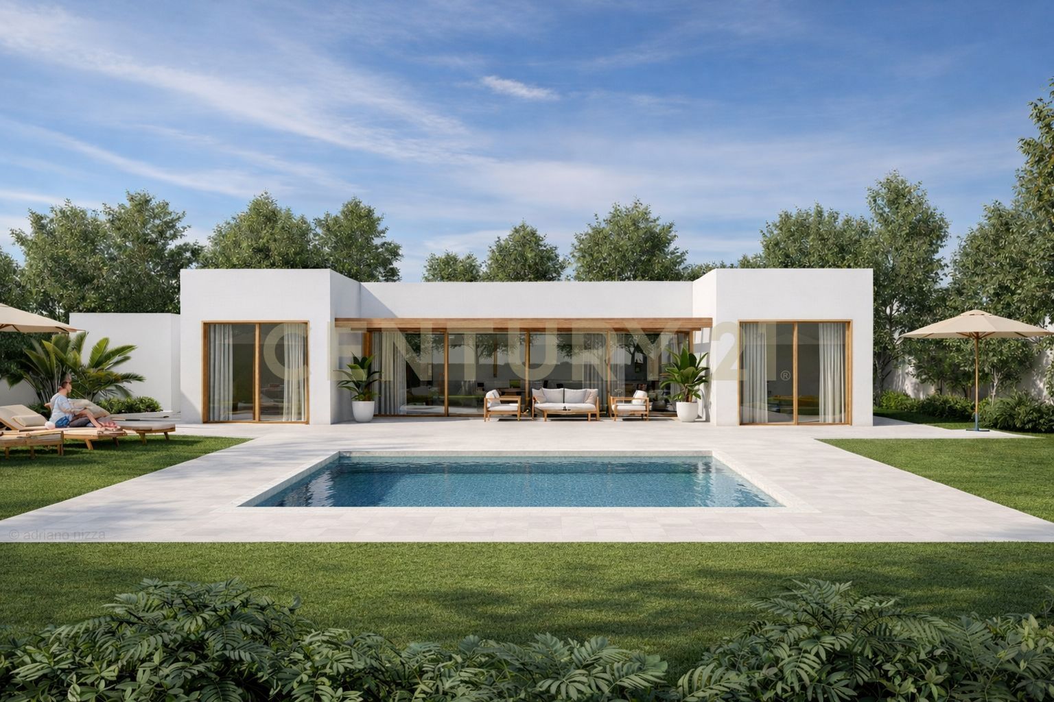 Villa con giardino in fontane bianche, Siracusa