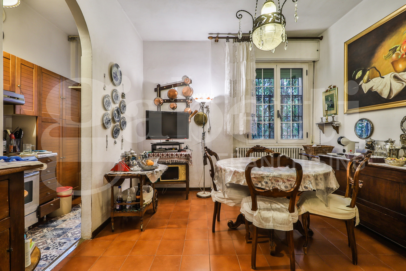 Trilocale con giardino a Bologna