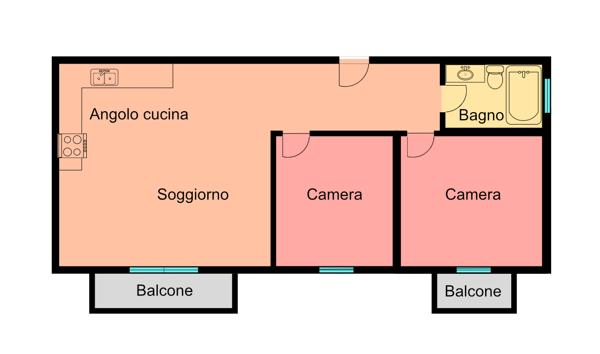 Trilocale in vendita a Bologna