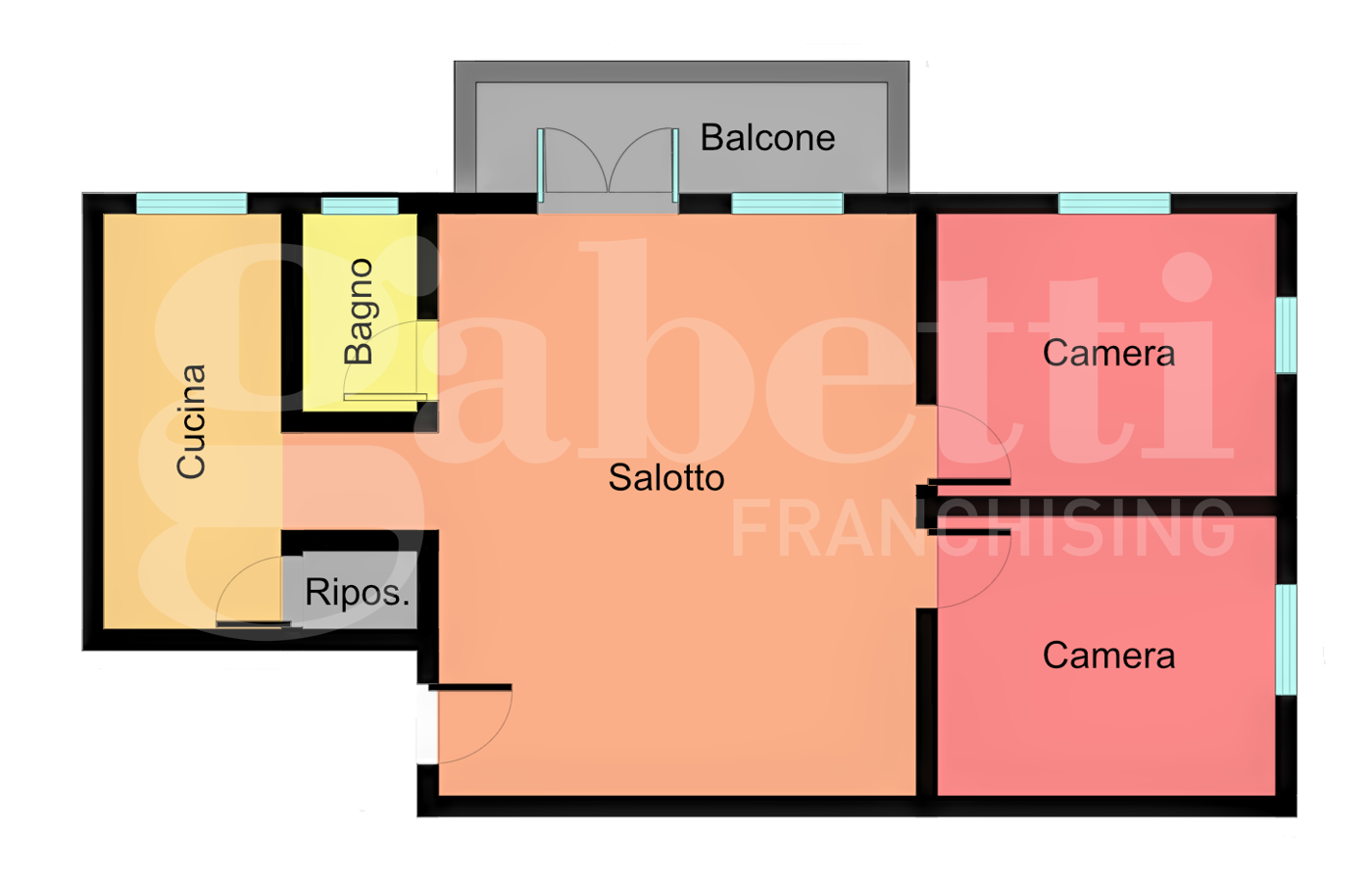 Quadrilocale ristrutturato a Bologna
