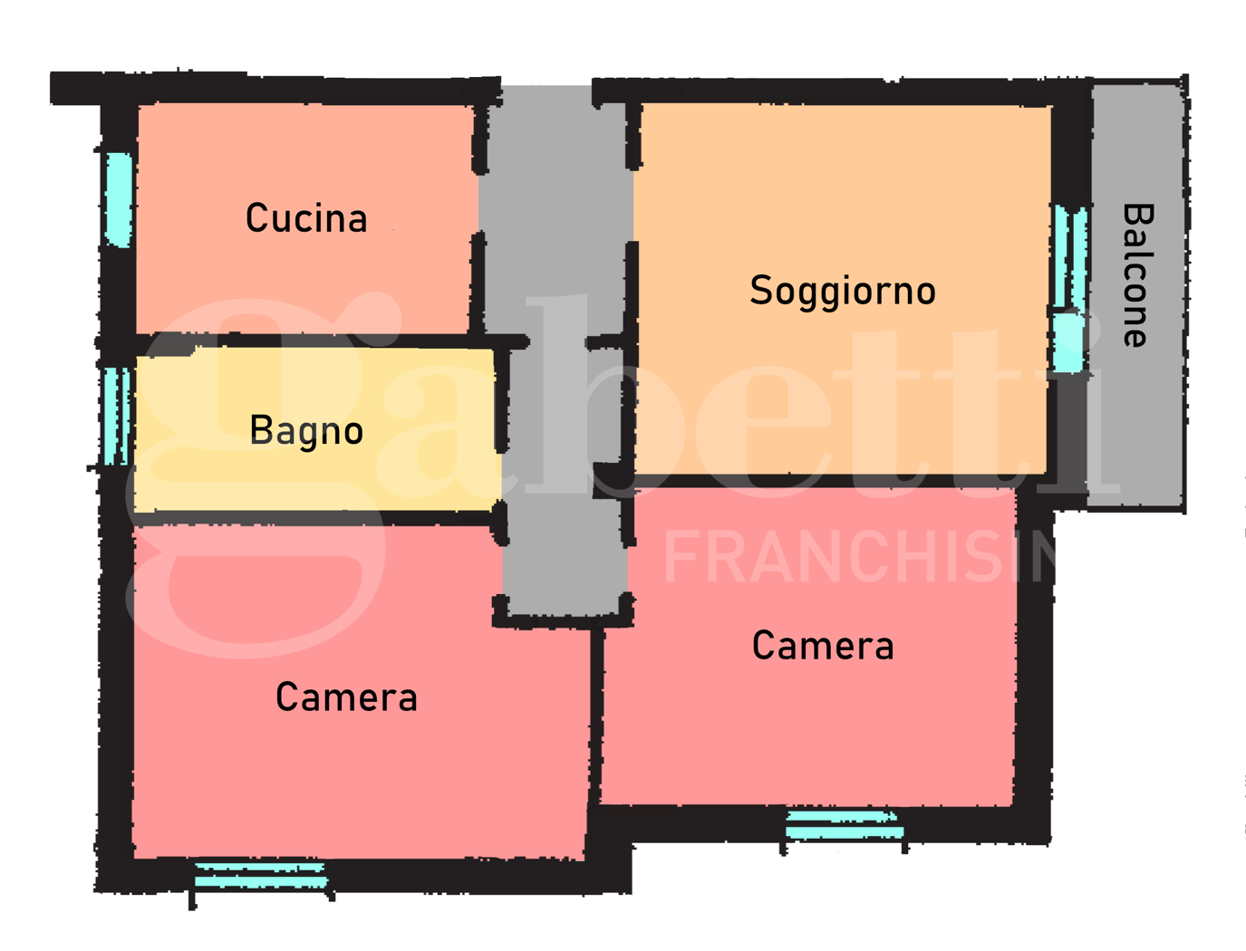 Quadrilocale da ristrutturare a Bologna