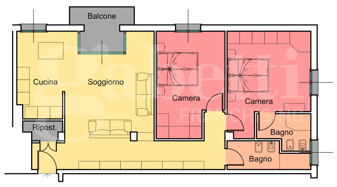 Quadrilocale in vendita a Bologna