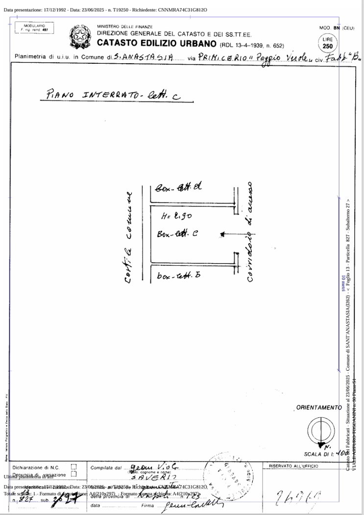 Box/Garage 20mq in vendita a Sant'Anastasia