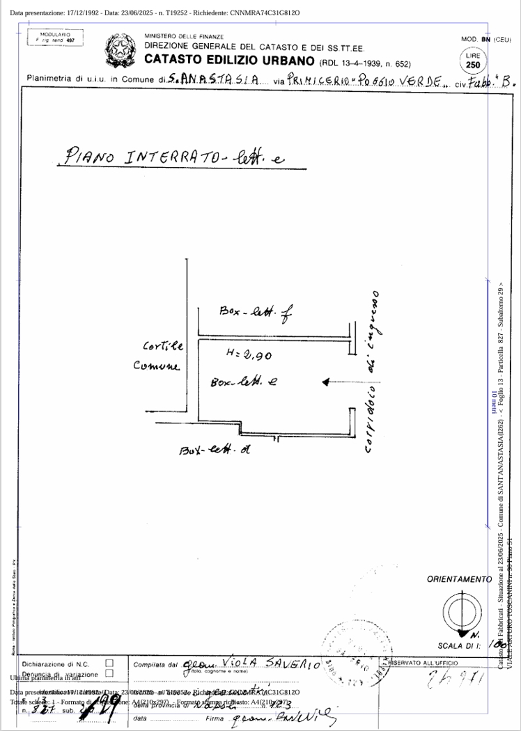Box/Garage 20mq in vendita a Sant'Anastasia