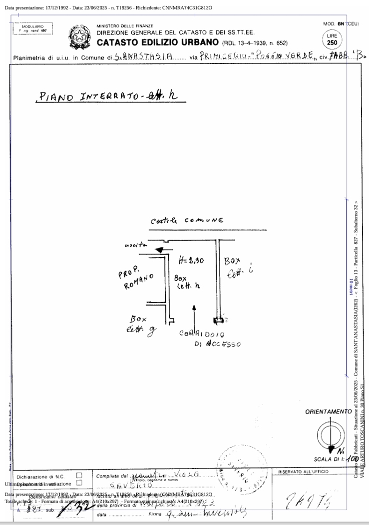 Box/Garage 20mq in vendita a Sant'Anastasia