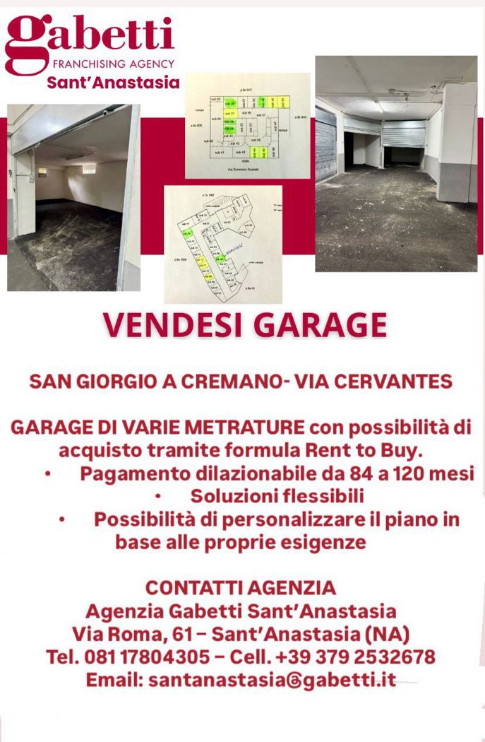 Box/Garage 20mq in vendita a San Giorgio a Cremano