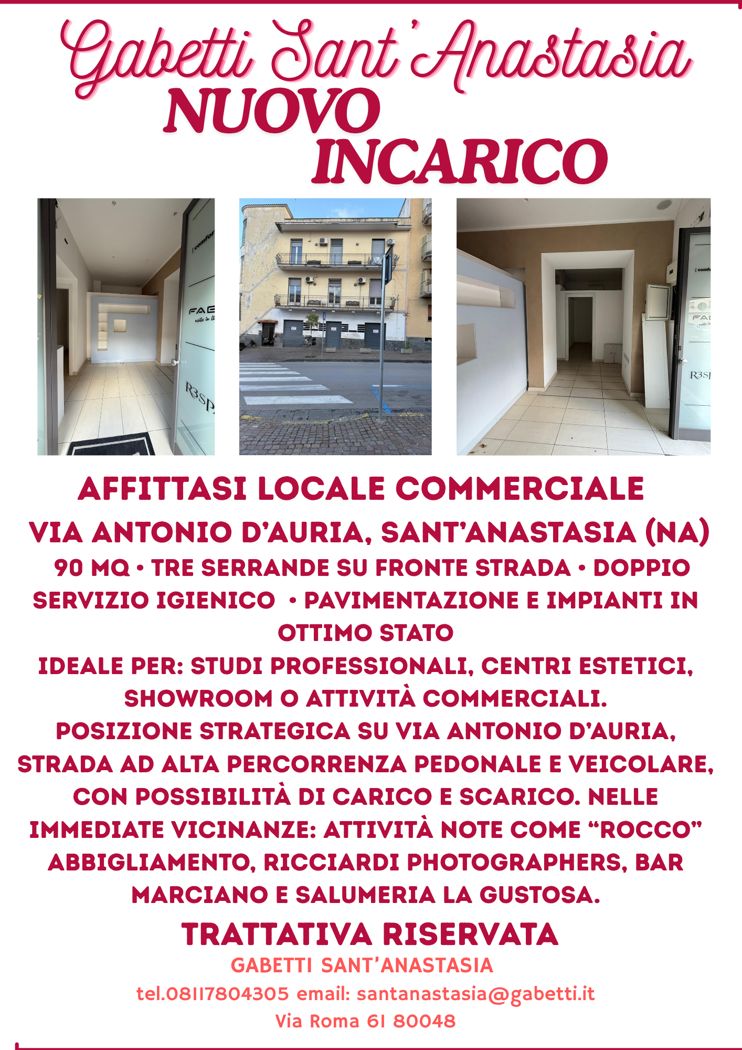 Attivit commerciale in affitto/gestione a Sant'Anastasia