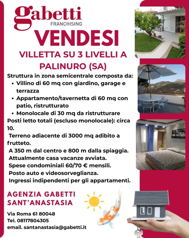 Appartamento in vendita a Centola
