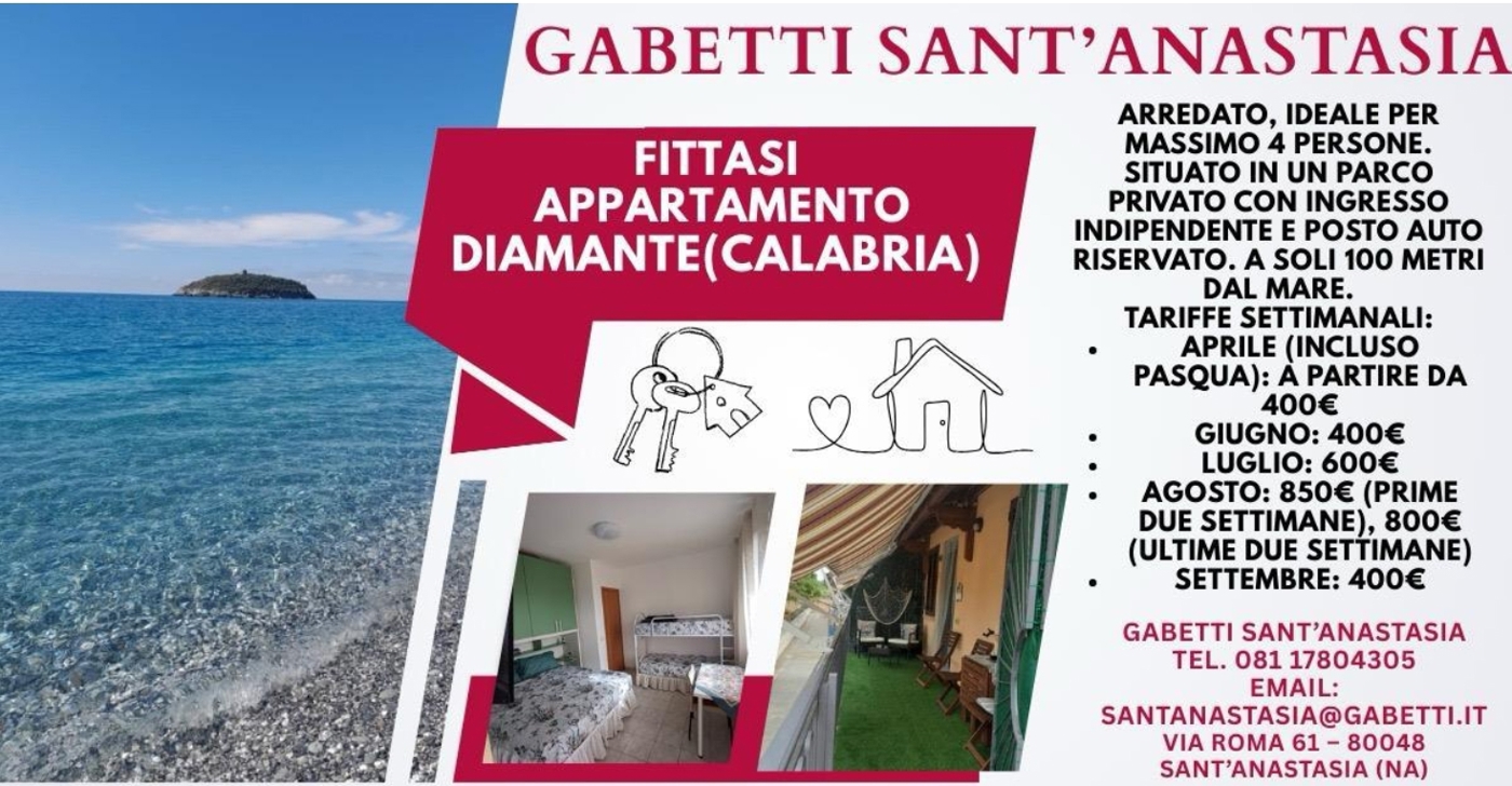 Appartamento in affitto a Diamante