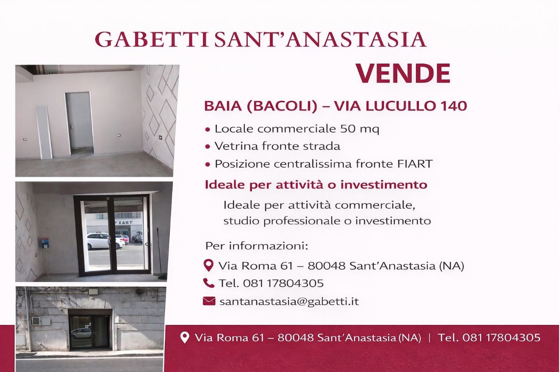 Negozio in vendita a Bacoli