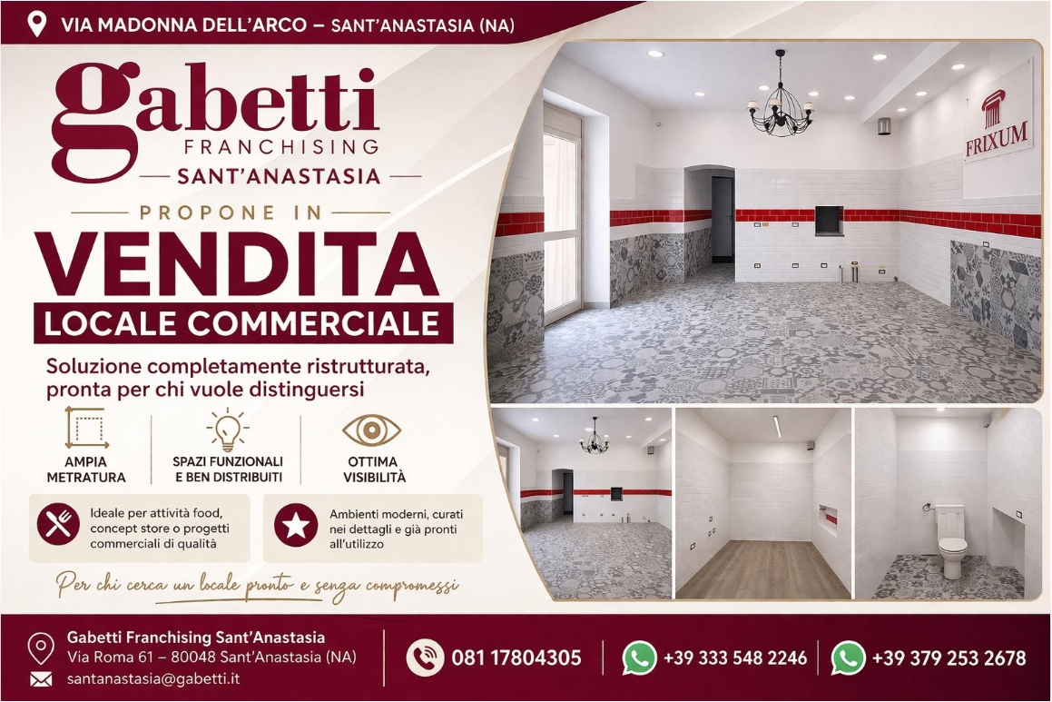 Negozio in vendita a Sant'Anastasia