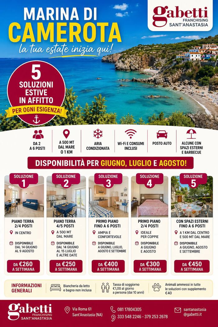 Appartamento ristrutturato a Camerota