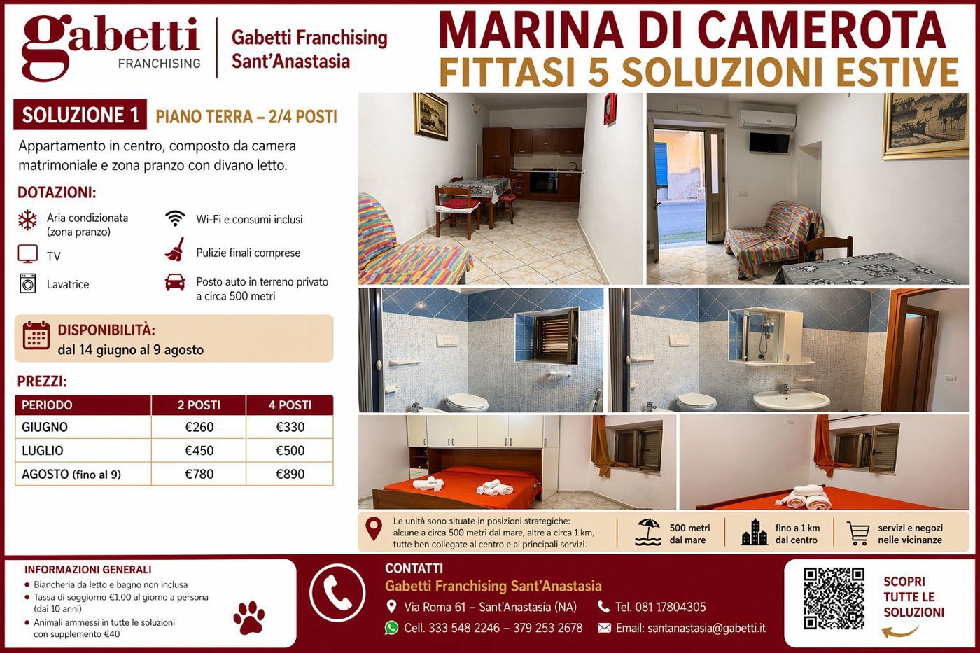 Appartamento ristrutturato a Camerota