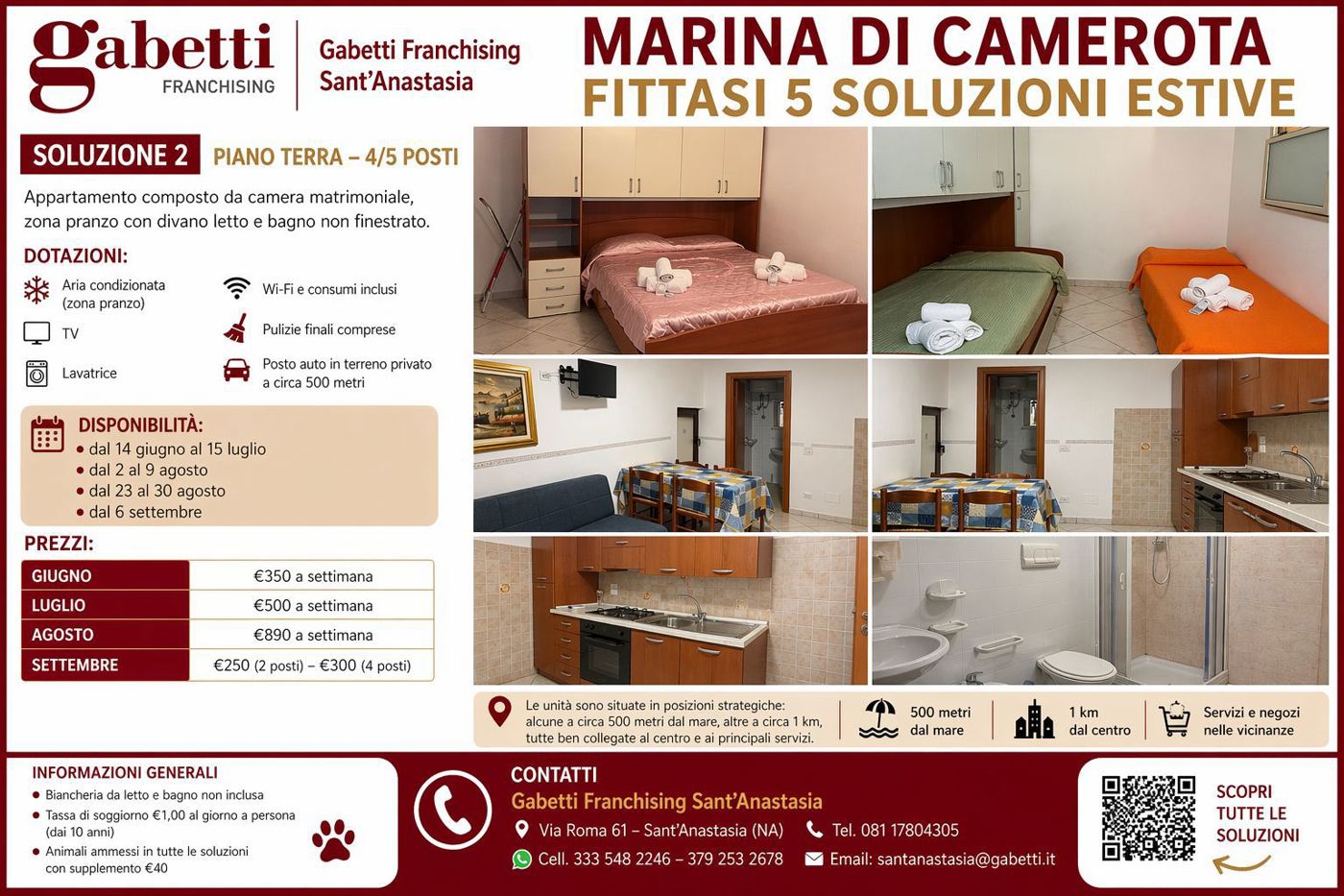 Appartamento ristrutturato a Camerota