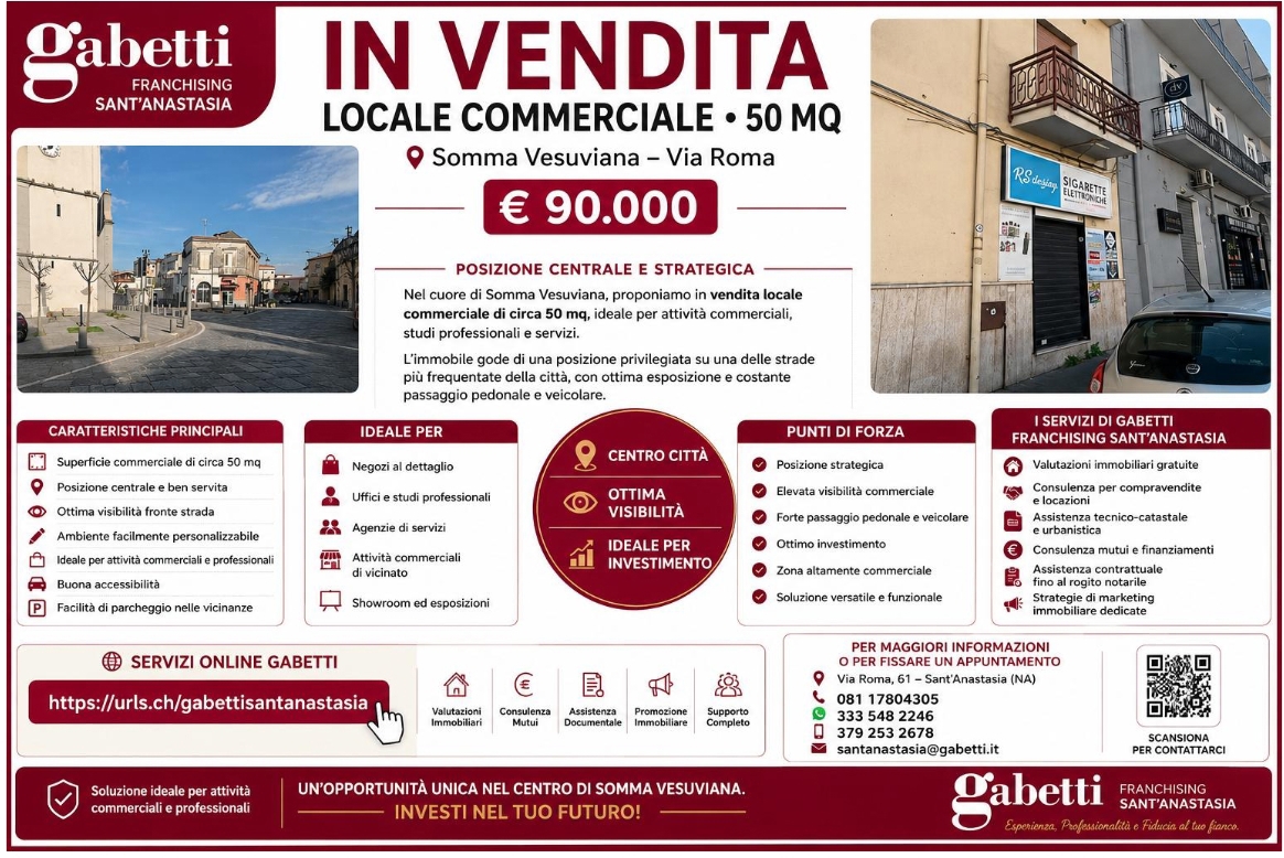 Negozio in vendita a Somma Vesuviana