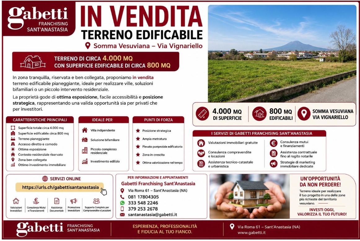 Terreno Edificabile in vendita a Somma Vesuviana