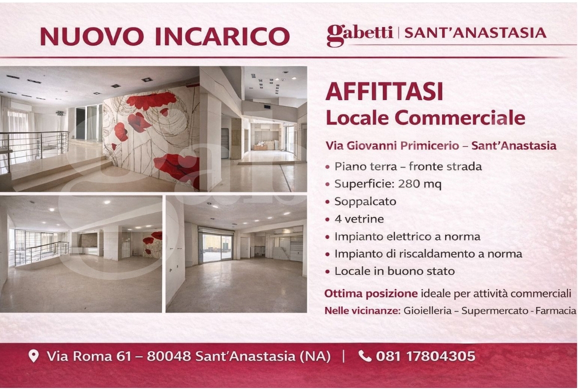 Attivit� commerciale in affitto/gestione a Sant'Anastasia