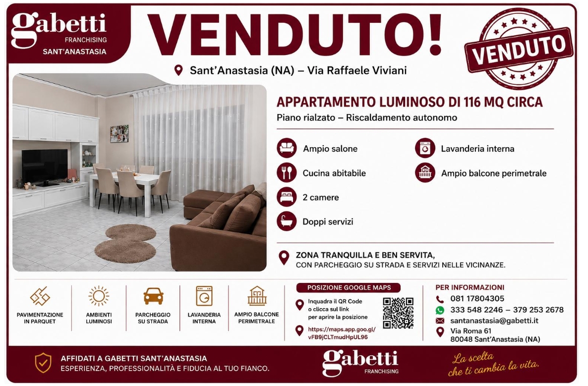 Appartamento in vendita a Pollena Trocchia