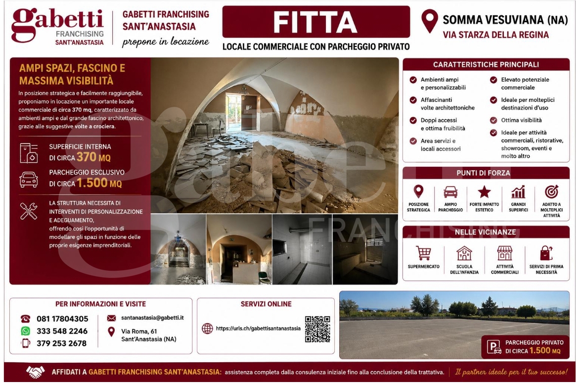 Attivit� commerciale in affitto/gestione a Somma Vesuviana