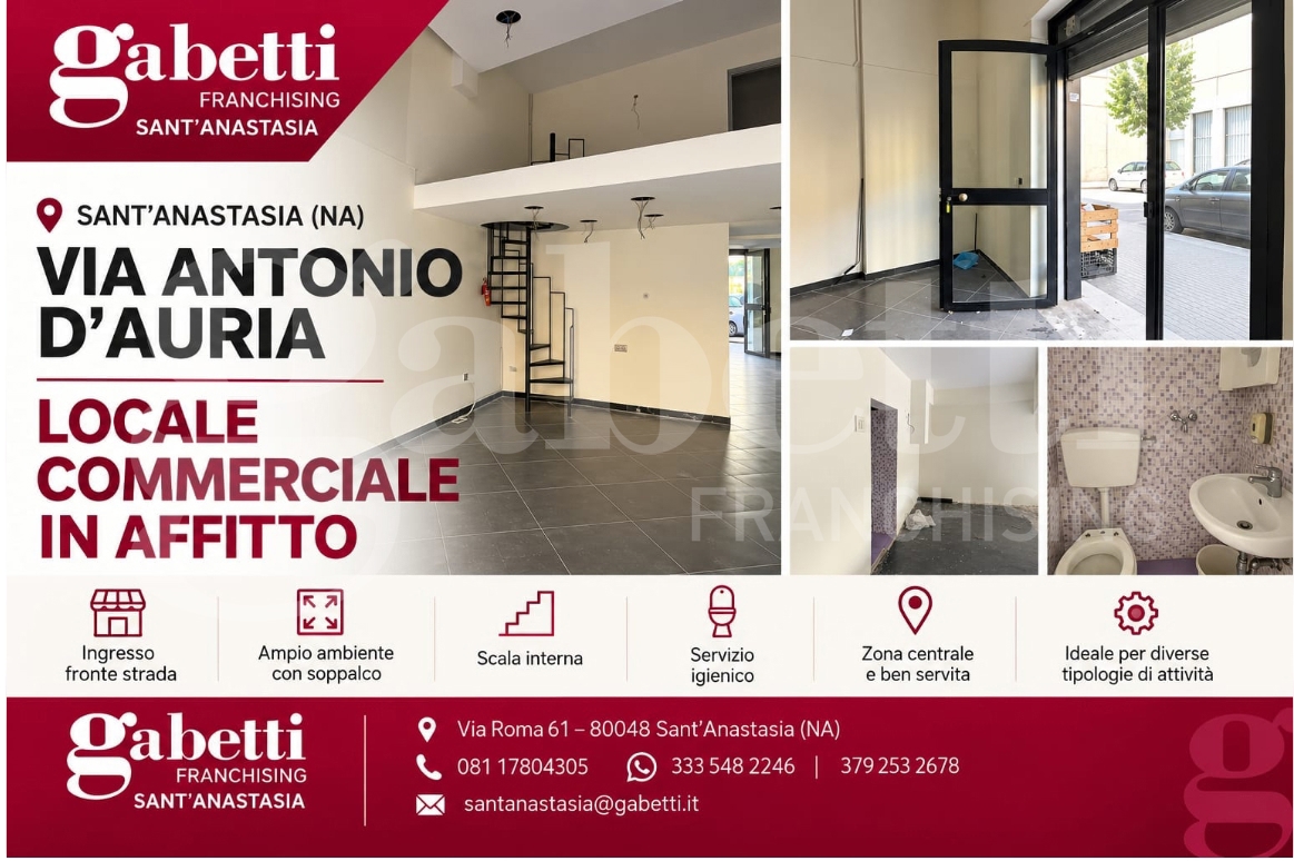 Negozio in affitto a Sant'Anastasia