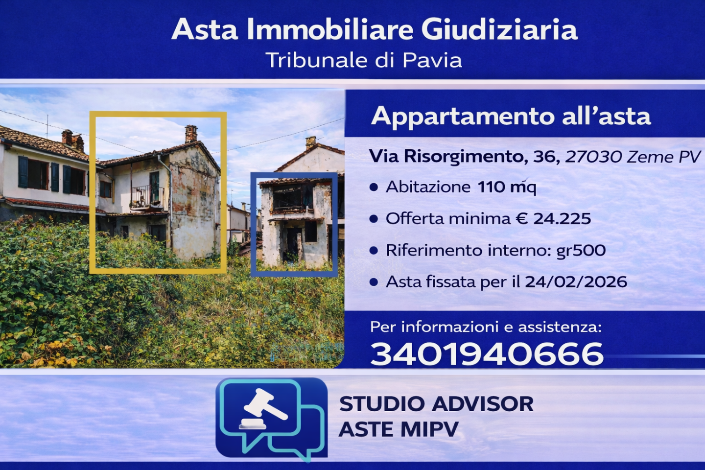 Appartamento da ristrutturare a Zeme