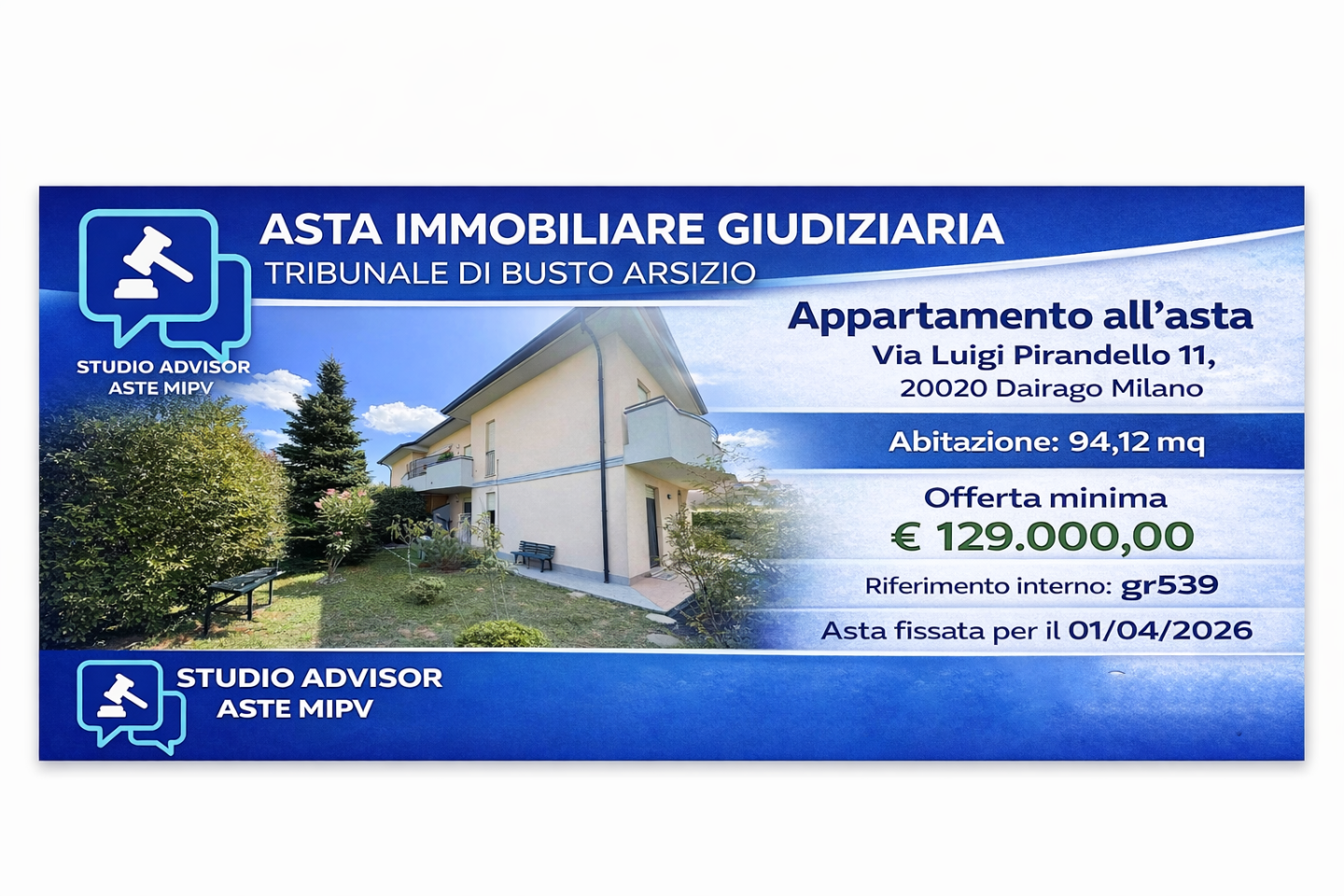 Appartamento in vendita a Dairago