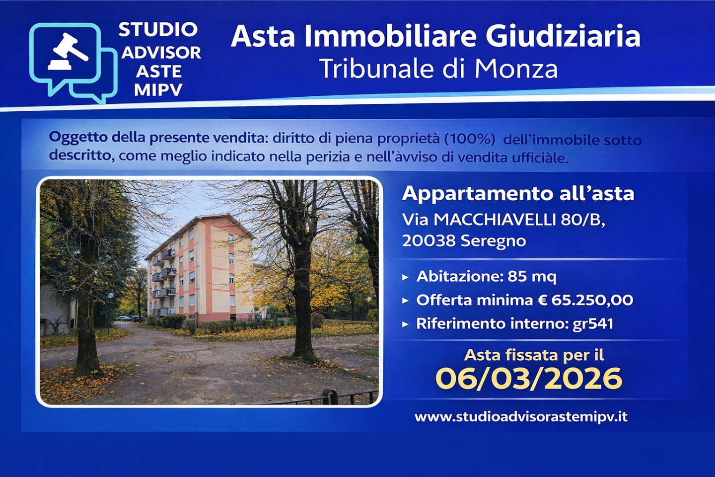 Appartamento in vendita a Seregno