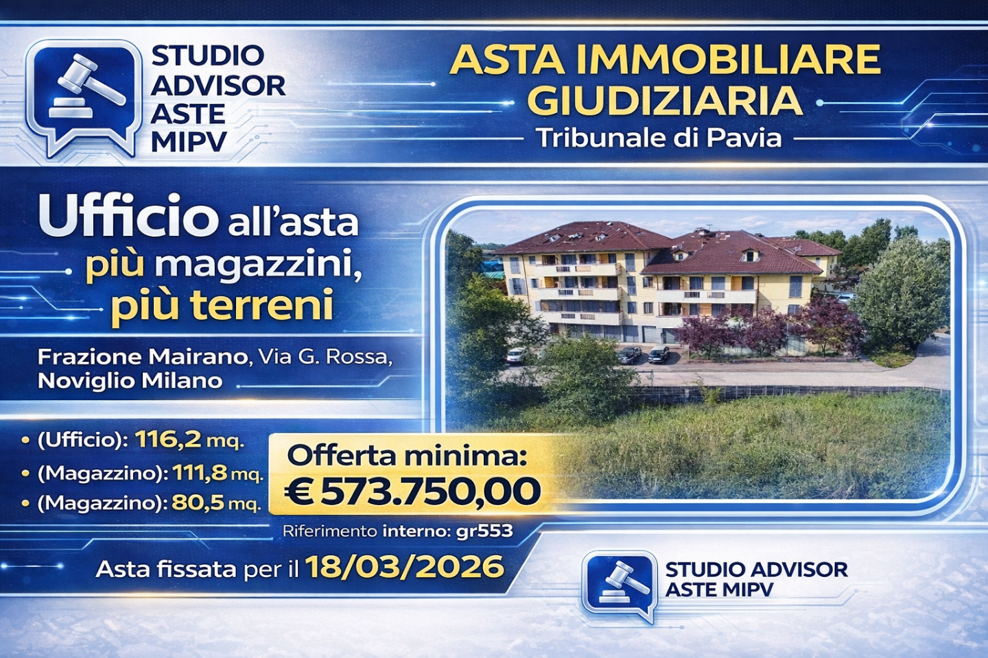 Ufficio in vendita, Noviglio mairano