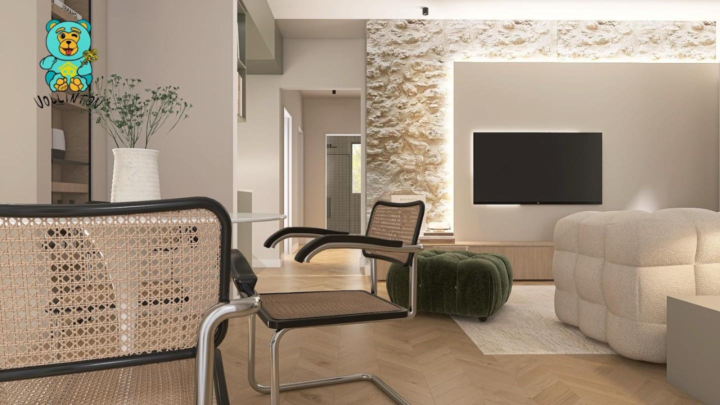 Trilocale con terrazzo, Lecce casermette