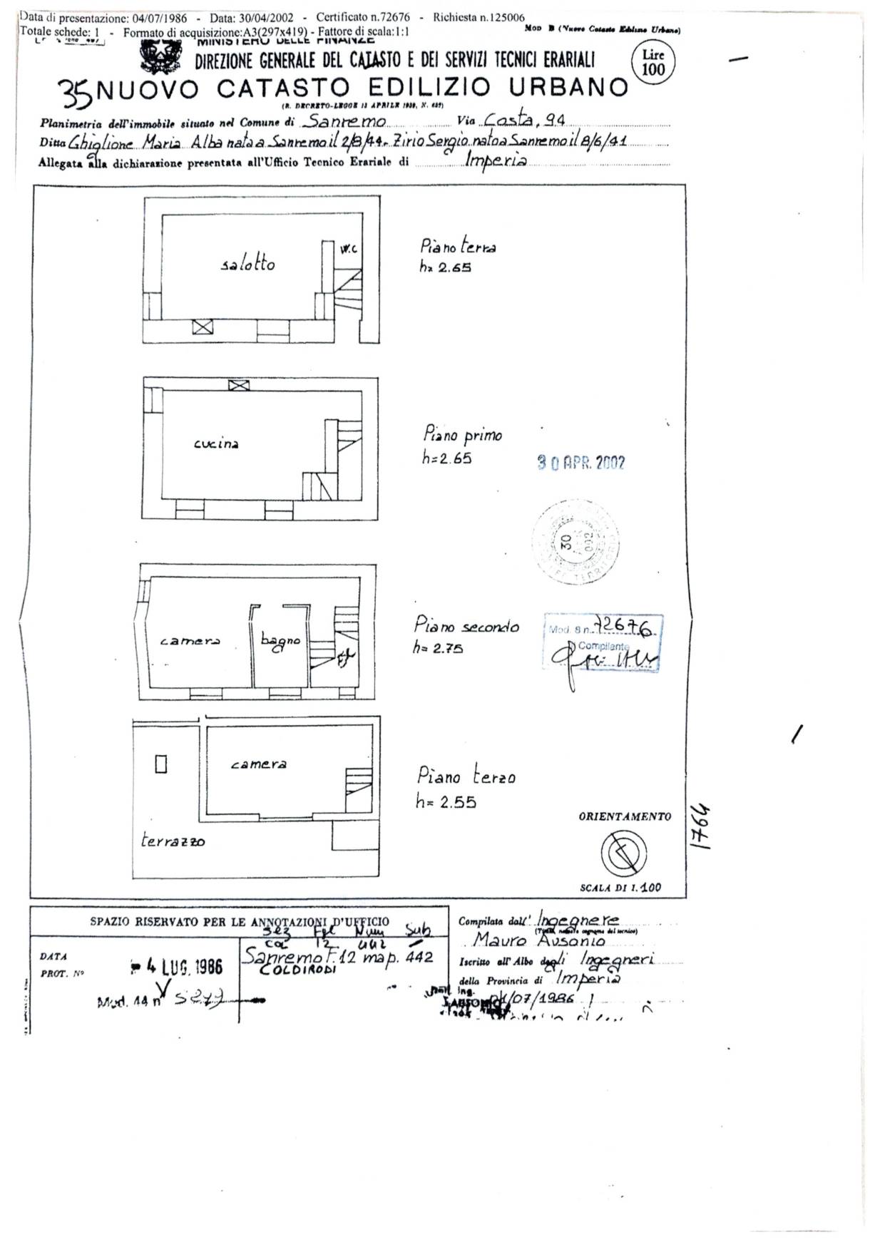 Casa semi indipendente in vendita a Sanremo