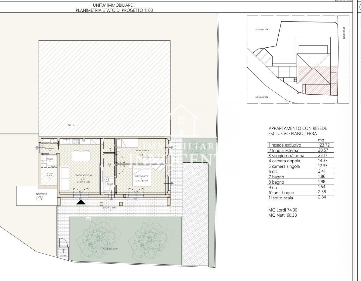 Villa Trifamiliari con giardino, Massa quercioli