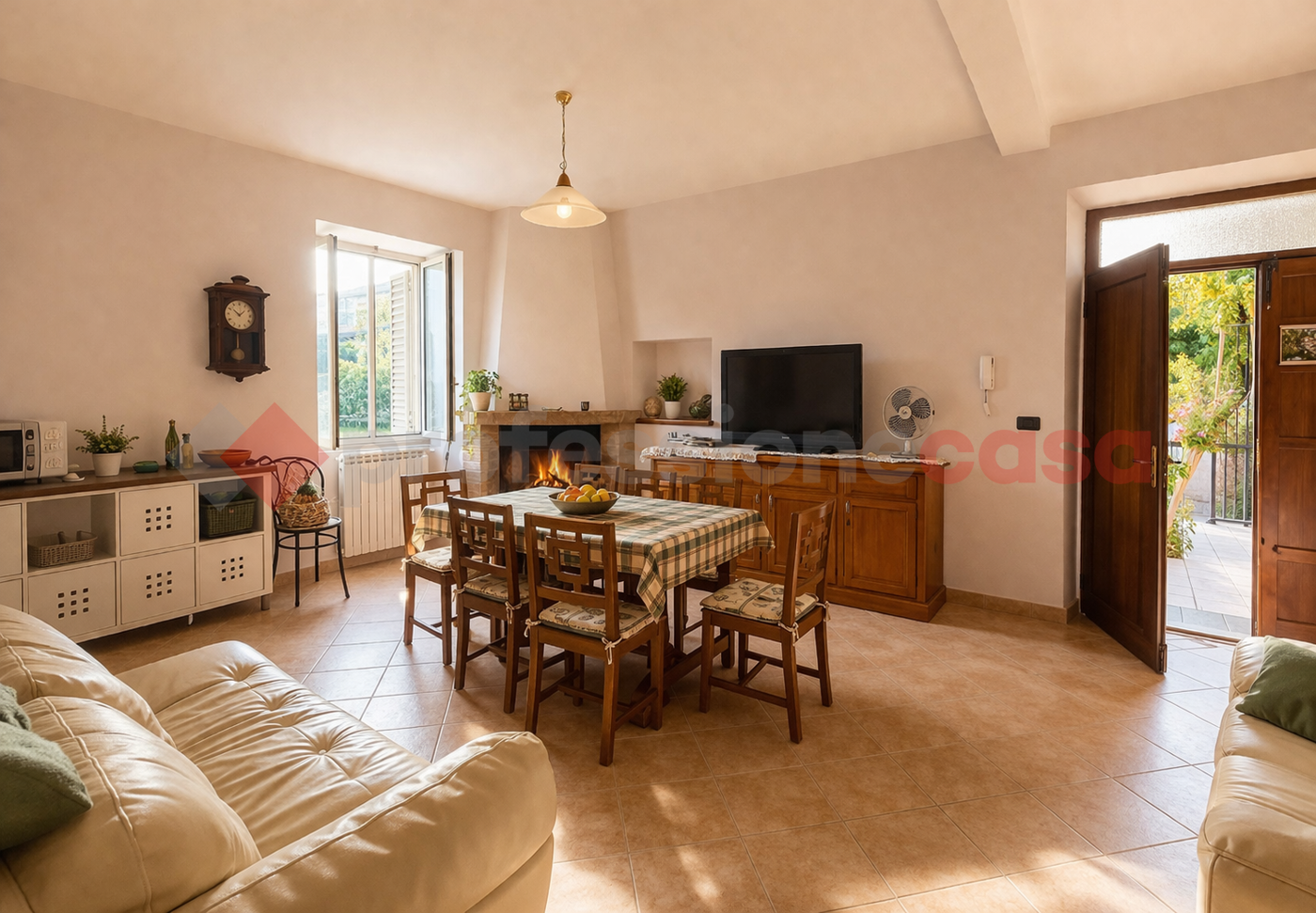 Quadrilocale con giardino a Trivigliano