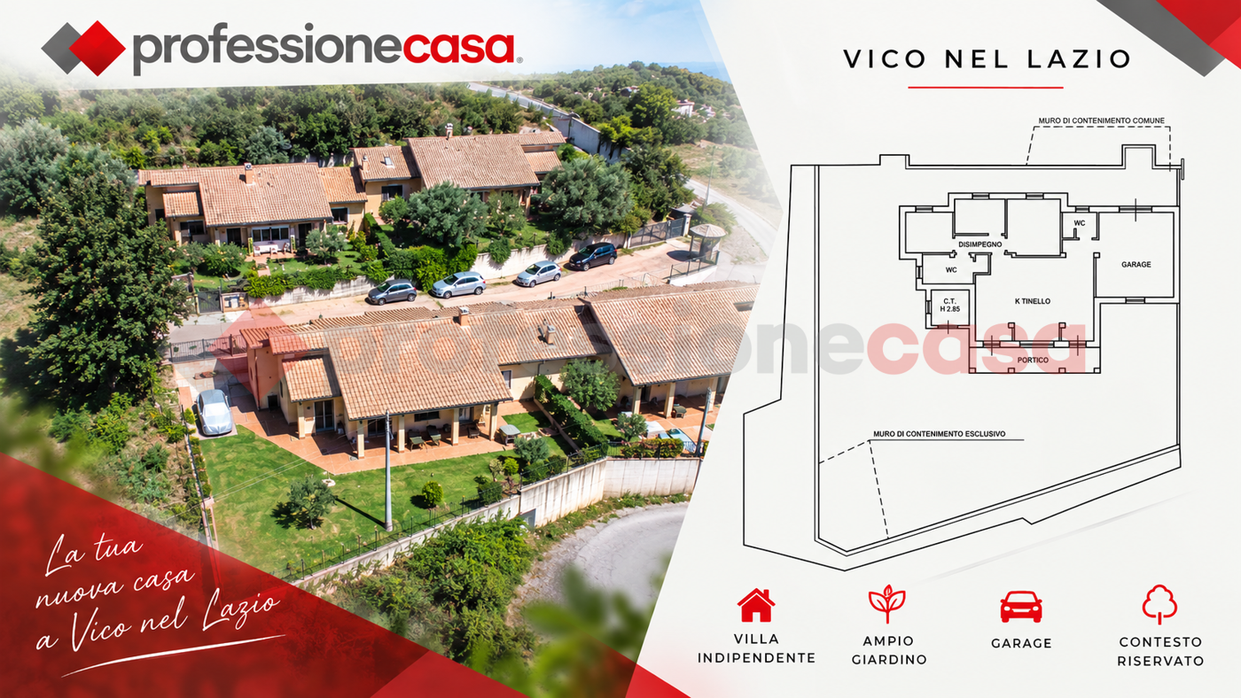 Villa in vendita a Vico nel Lazio
