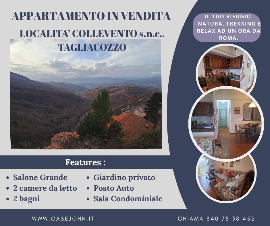 Appartamento con giardino in localit� collevento, Tagliacozzo