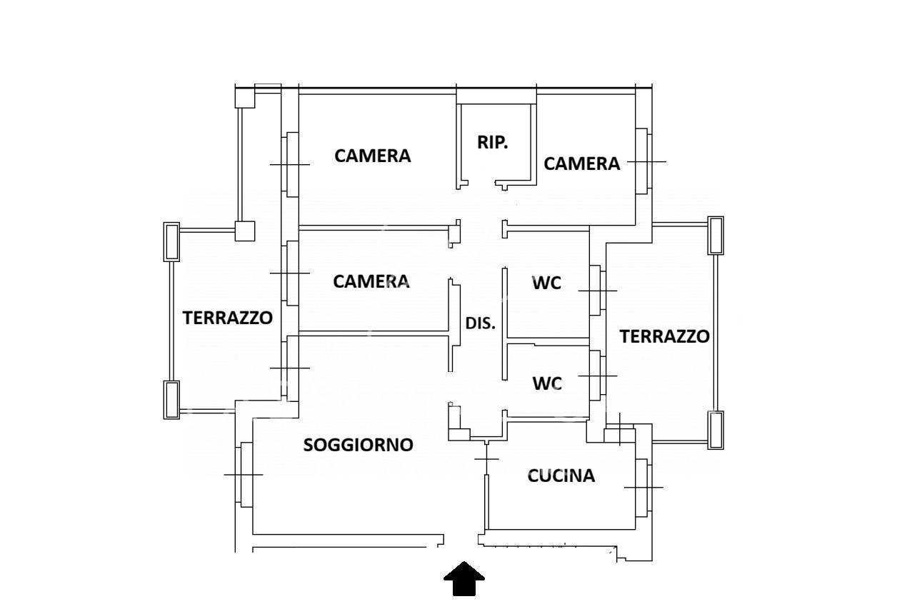 Appartamento in vendita a Segrate, Centro
