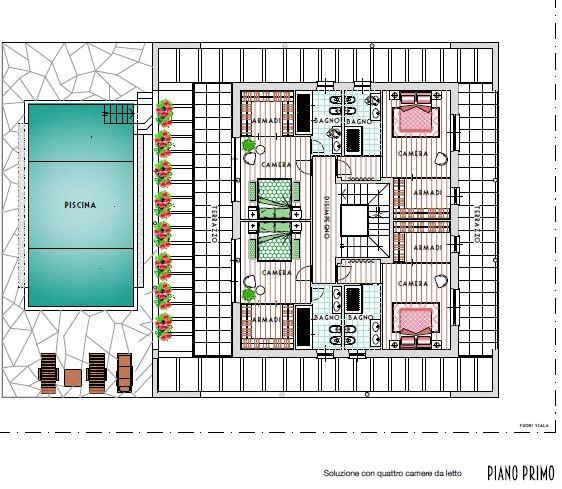 Villa con giardino, Forte dei Marmi centrale