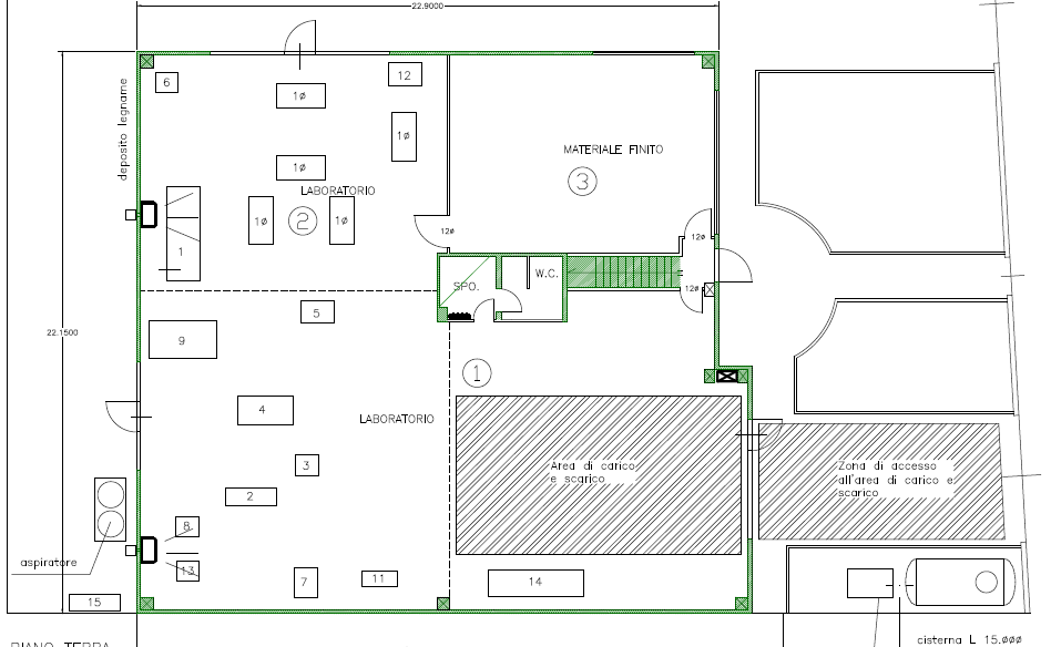 Locale commerciale in affitto a Cascina